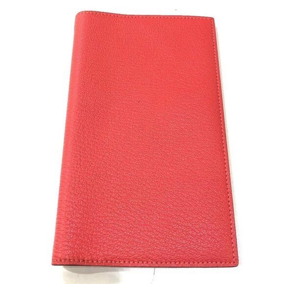 HERMES Writing instruments Agenda Vision 2 Stationery Notebook cover Chevre pink